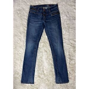 GAP Limited Edition Front Pocket Zipper Skinny Jeans size 6R Regular